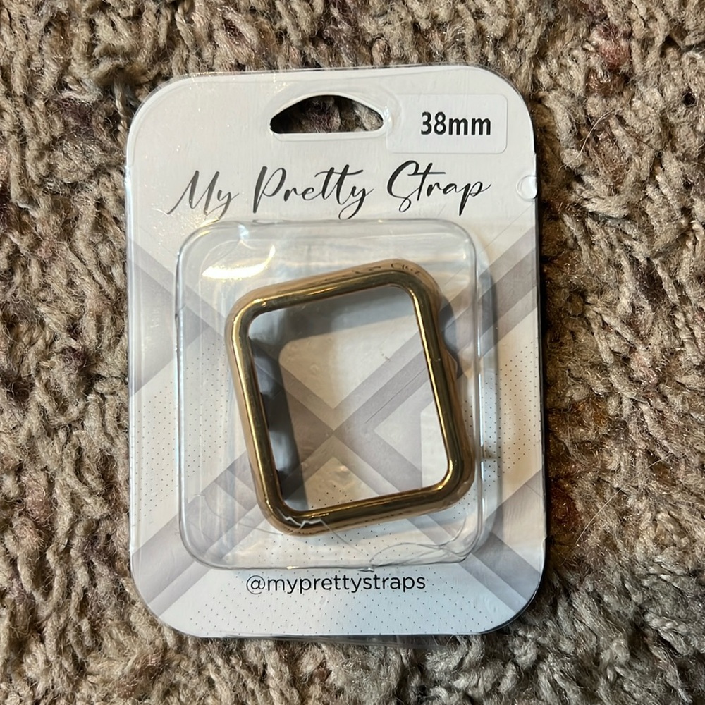 Apple Watch gold cover
